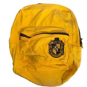 Universal Studios The Wizarding World Of Harry Potter Hufflepuff Backpack Yellow